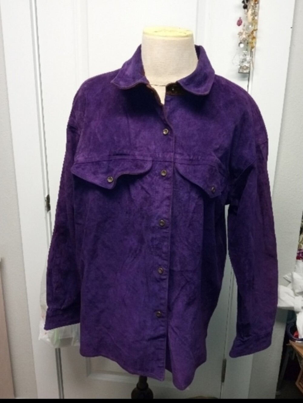 Siena Purple Suede Jacket